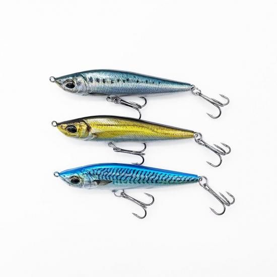 オルルド釣具】ぶっ飛び！シンキングペンシル お魚ミックス 3色セット