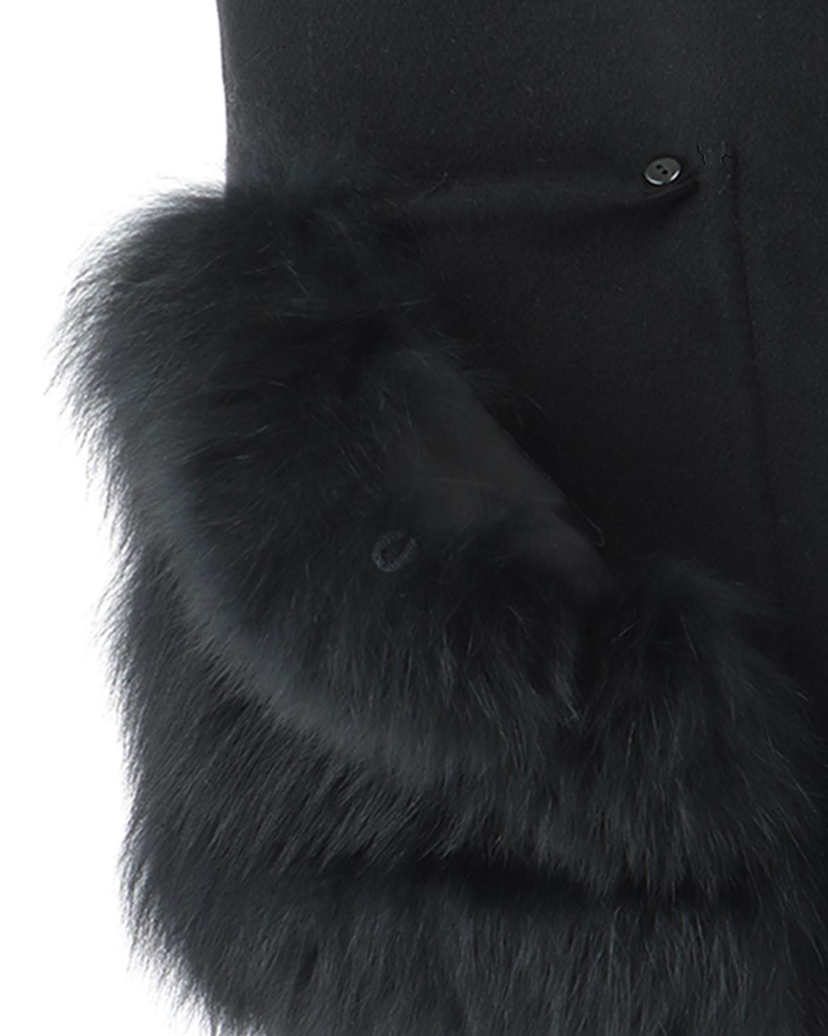 即納＋受注】ウールダブルフェイスFOXポケットジレ90