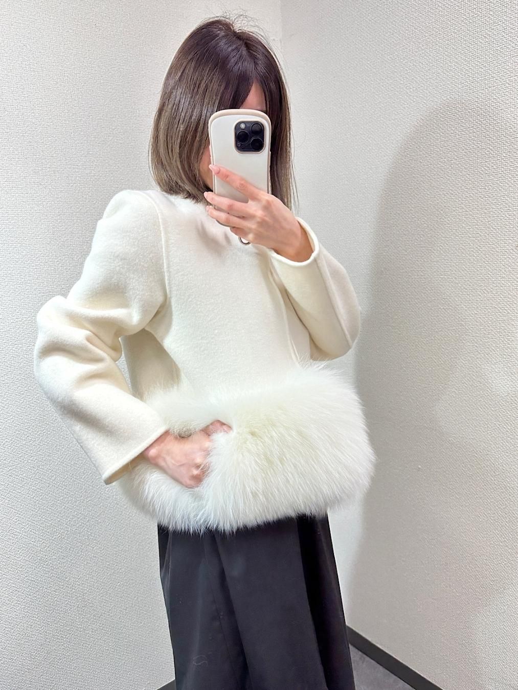 ZARA ムートン ダブルフェイス ジャケット ムートンコート S