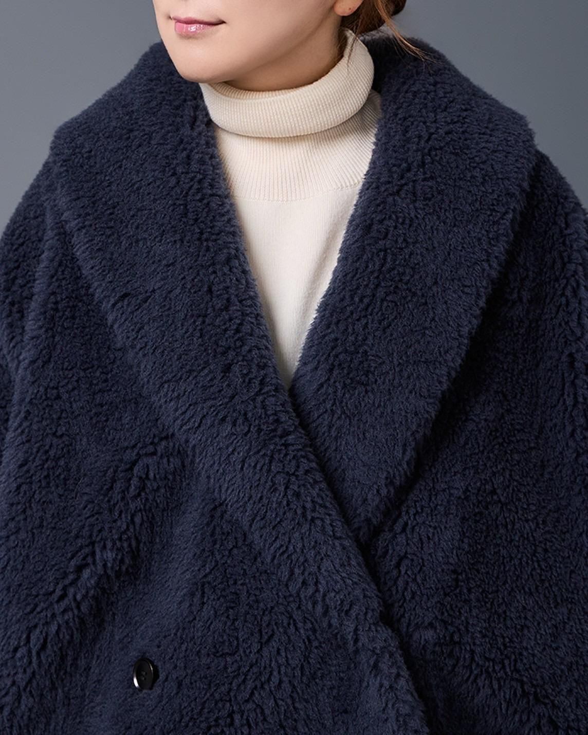 美品★cotelac★フランスブランド★高級アルパカブレンドコクーンコート 美品☆cotelac☆フランスブランド☆高級アルパカブレンドコクーン