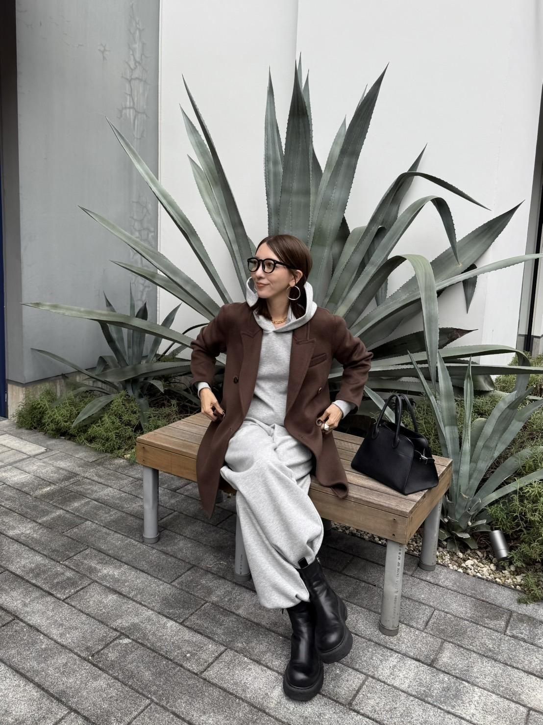 受注商品】【Saki collaboration】ウールダブルフェイスジャケットコート