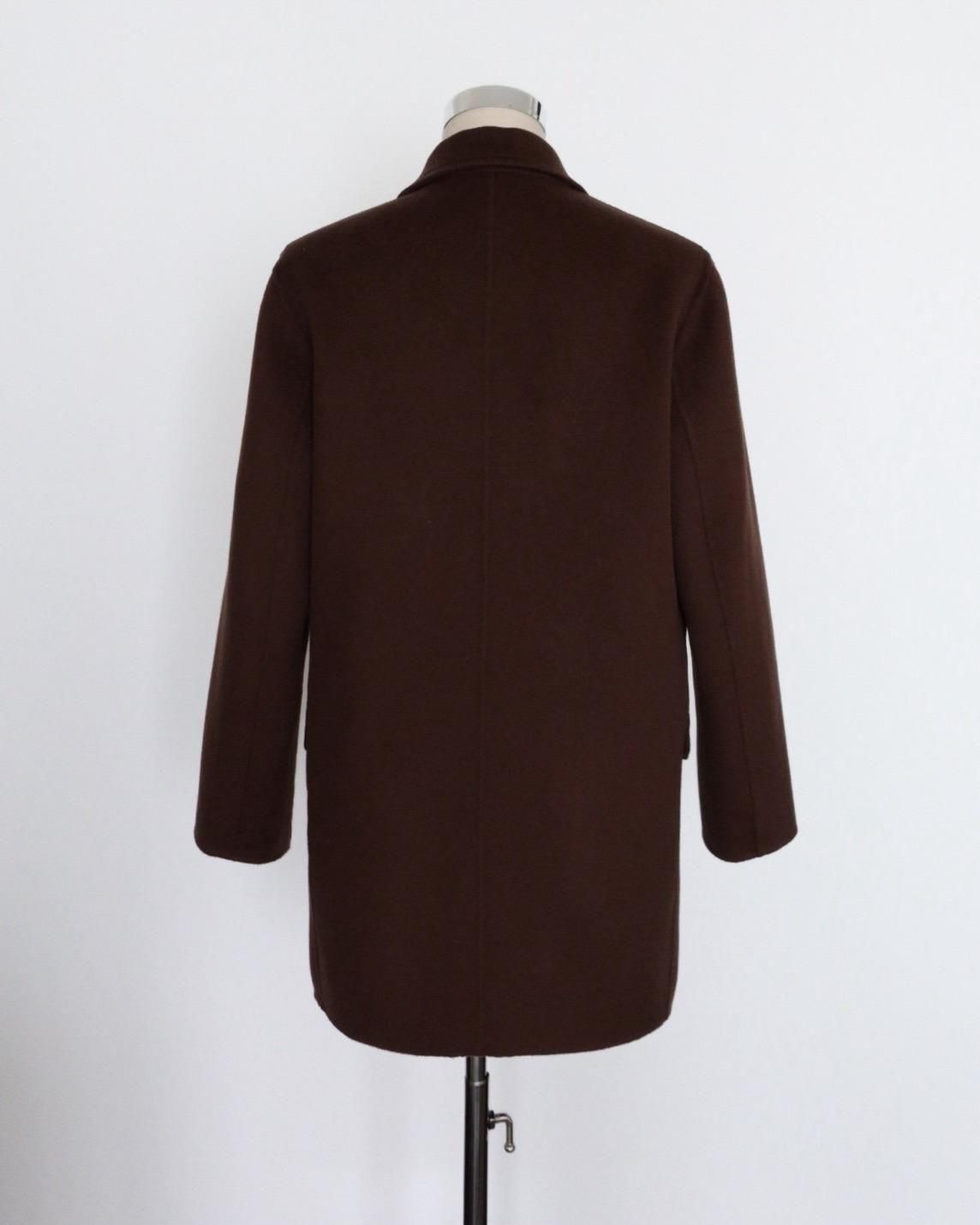 受注商品】【Saki collaboration】ウールダブルフェイスジャケットコート