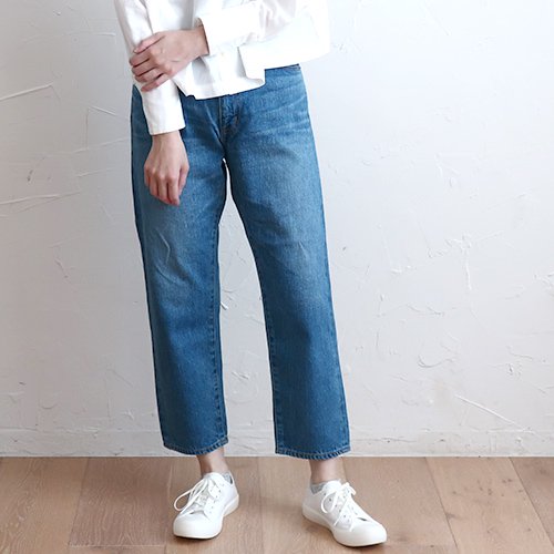 TEXTURE WE MADE 12oz SELVAGE CROPPED JEANS VINTAGE WASH CTX-012LV SETTO
