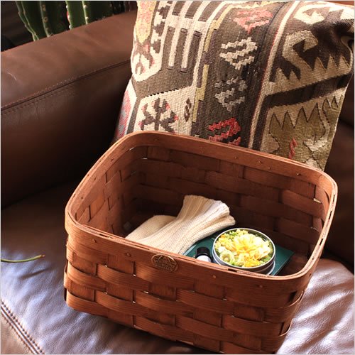 Peterboro basket bedside storage basket チェリー - AREKORE アレコレ