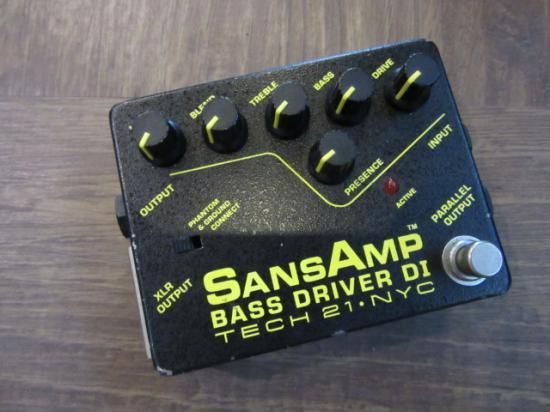 初期型】Tech 21 SANSAMP BASS DRIVER DI - 楽器/器材