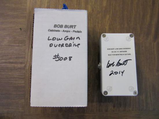 BOB BURT LOW GAIN OVER DRIVE 非常に透明感があってスムーズな感触の