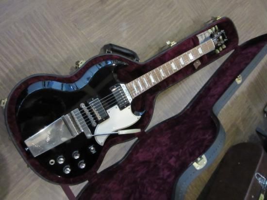 GIBSON H/C SG STANDARD MAESTRO かっこいいブラックの