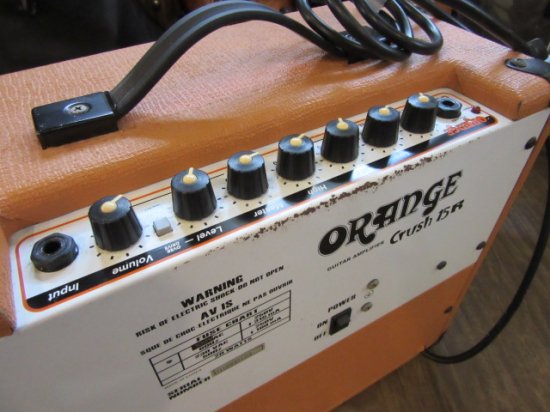 ORANGE CRUSH 15R 15Wリバーブ付きの小型オレンジアンプ！ - ギター