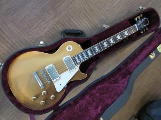 GIBSON H/C 1957 LESPAUL STANDARD VOS GOLD TOP/DARK BACK 06年