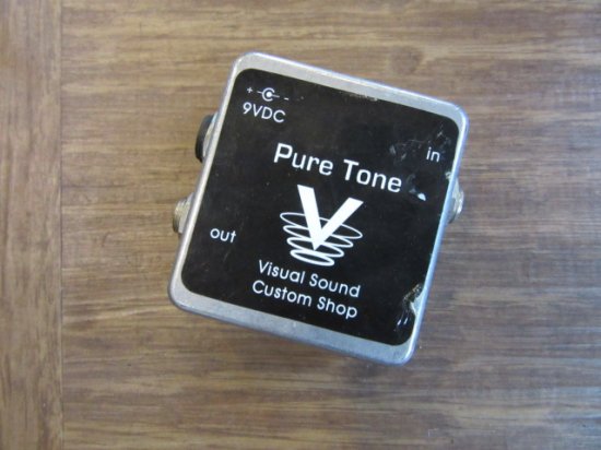 VISUAL SOUND PURE TONE コンパクトなバッファー！劣化に強い信号に