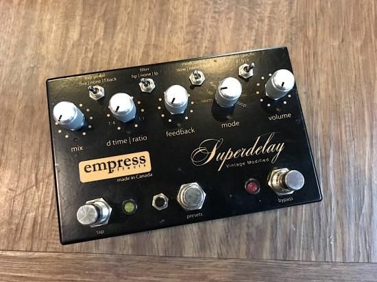 Empress Vintage Super Delay テープエコー - エフェクター