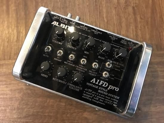 ALBIT A1FD PRO こだわりのチューブプリアンプ /DI！ギター／ベース