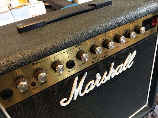 MARSHALL ARTIST 4203 80年代マーシャルの30W/2CHチューブアンプ！ - ギター買取 東京 - ギターのじゃべらぼう