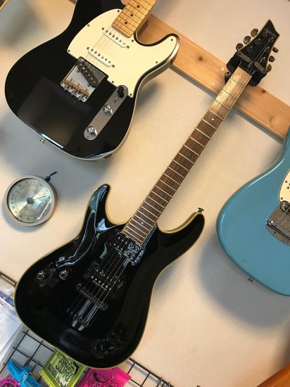 SCHECTER AD-C-1-BJ JH 左利き用のシェクターダイヤモンドシリーズの