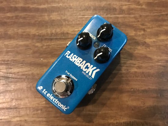 TC ELECTRONIC FLASHBACK MINI DELAY USB接続でさまざまなディレイ