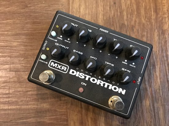 MXR M151R DOUBLE SHOT DISTORTION キャラクターの違う２つの歪みを