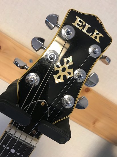 ELK CUSTOM CM-560 レアな７０年頃のエルク！シャーラー製のPUを搭載した当時のハイグレード機種です！ - ギター買取 東京 -  ギターのじゃべらぼう