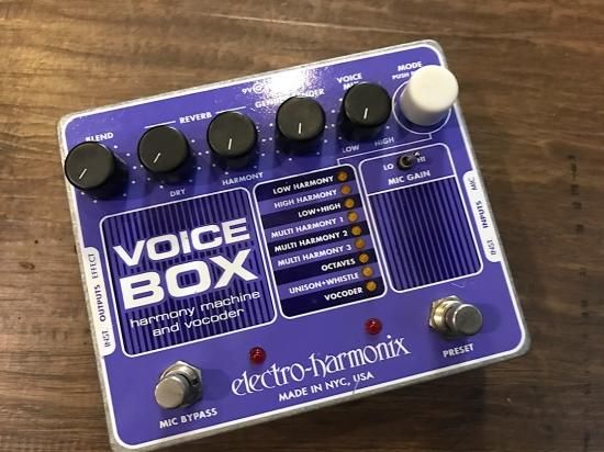 ELECTRO-HARMONIX VOICE BOX ボコーダー エレハモ 大人気の