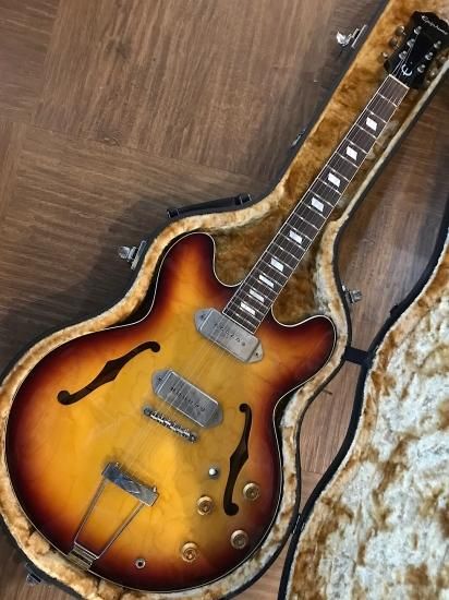 EPIPHONE J CASINO 寺田製ジャパンメイドのオレンジラベルカジノ EPIPHONE J CASINO 寺田製ジャパンメイドのオレンジラベルカジノ