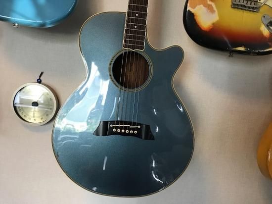 TAKAMINE PT-108 珍しい８０年代のブルーメタリックカラーのタカミネです！ - ギター買取 東京 - ギターのじゃべらぼう