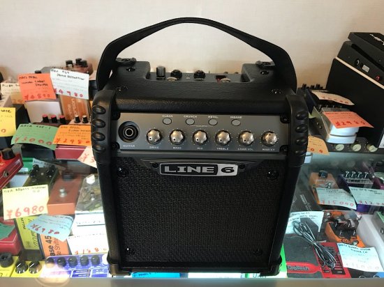 LINE6 MICRO SPIDER ライン6の小型ポータブルアンプ！電池＆アダプター