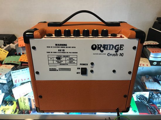 ORANGE CRUSH10 かわいいオレンジの小型ギターアンプです！ - ギター