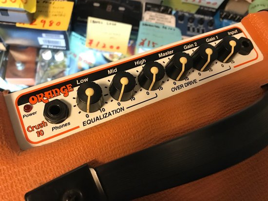 ORANGE CRUSH10 かわいいオレンジの小型ギターアンプです！ - ギター