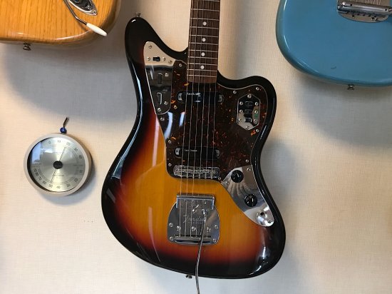 FENDER J JG66 MOD PUをレースセンサーにMODしたジャガーです！サドル