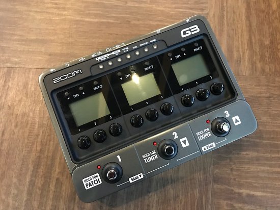 ZOOM G3 Ver2.0 94エフェクト、２２アンプ／キャビモデル！コンパクト ...