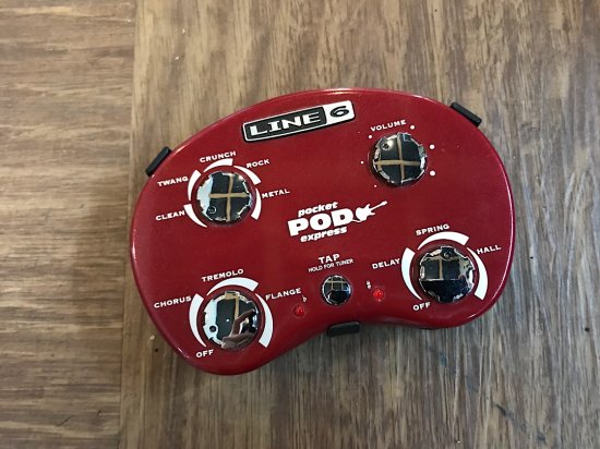 LINE6 POCKET POD EXPRESS 機能は絞っていますが、定評のLINE6サウンド 