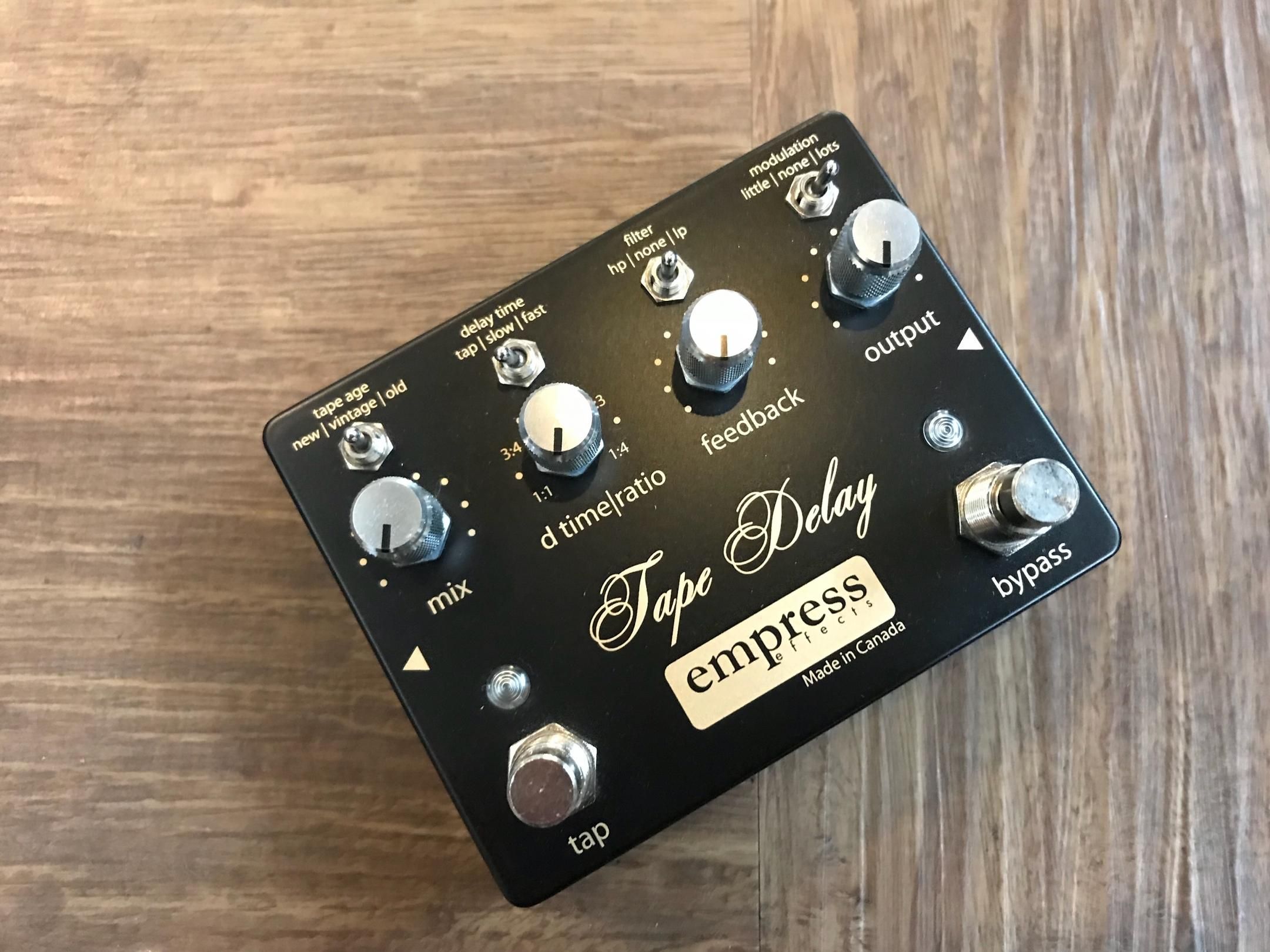 EMPRESS TAPE DELAY アナログテープエコーのサウンドを追求し、現代的な機能を融合した人気ペダル！ ギター買取 東京