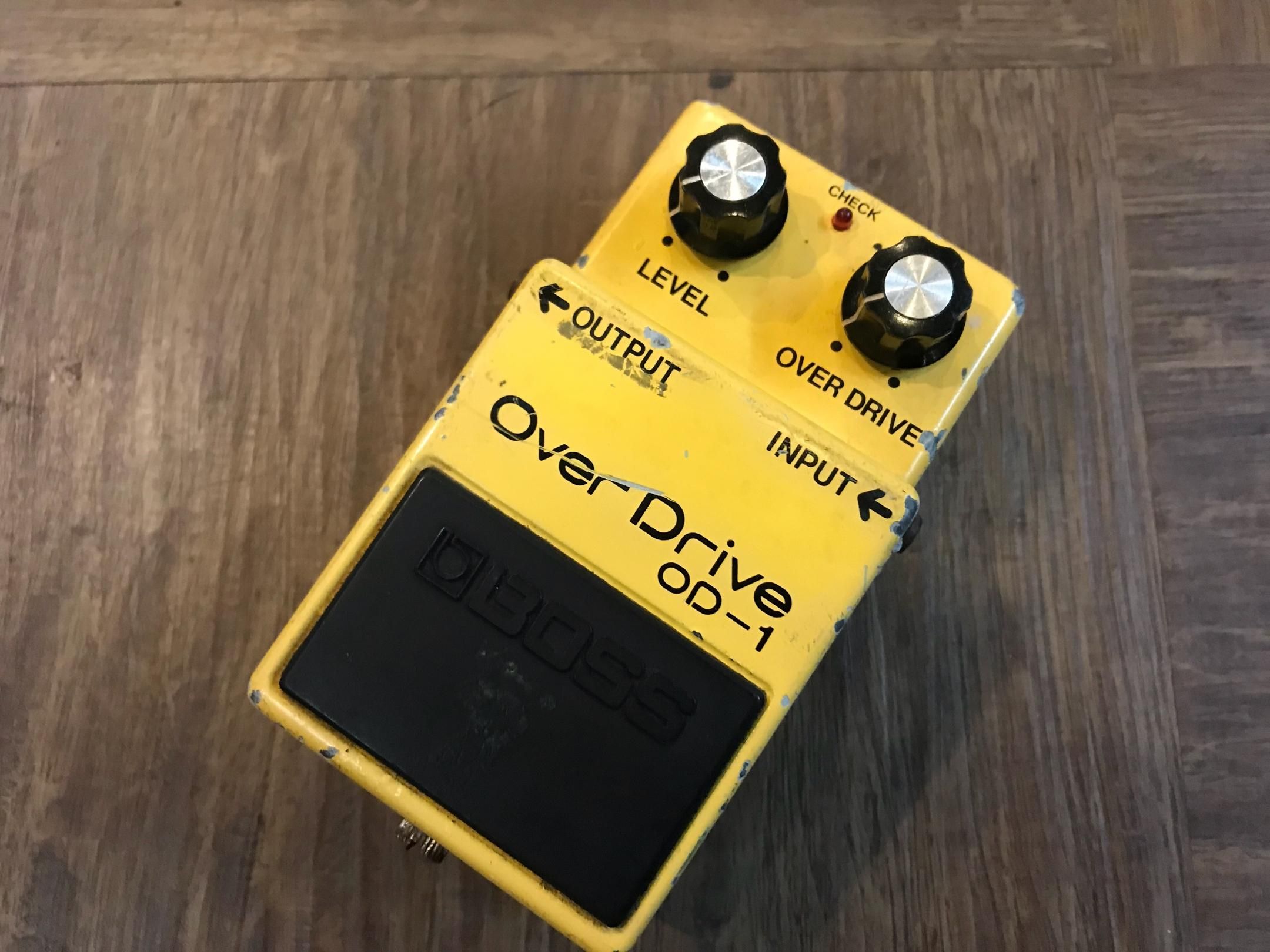 BOSS OD-1 名機OD-1！81年製、4558D/デュアルオペアンプ仕様です