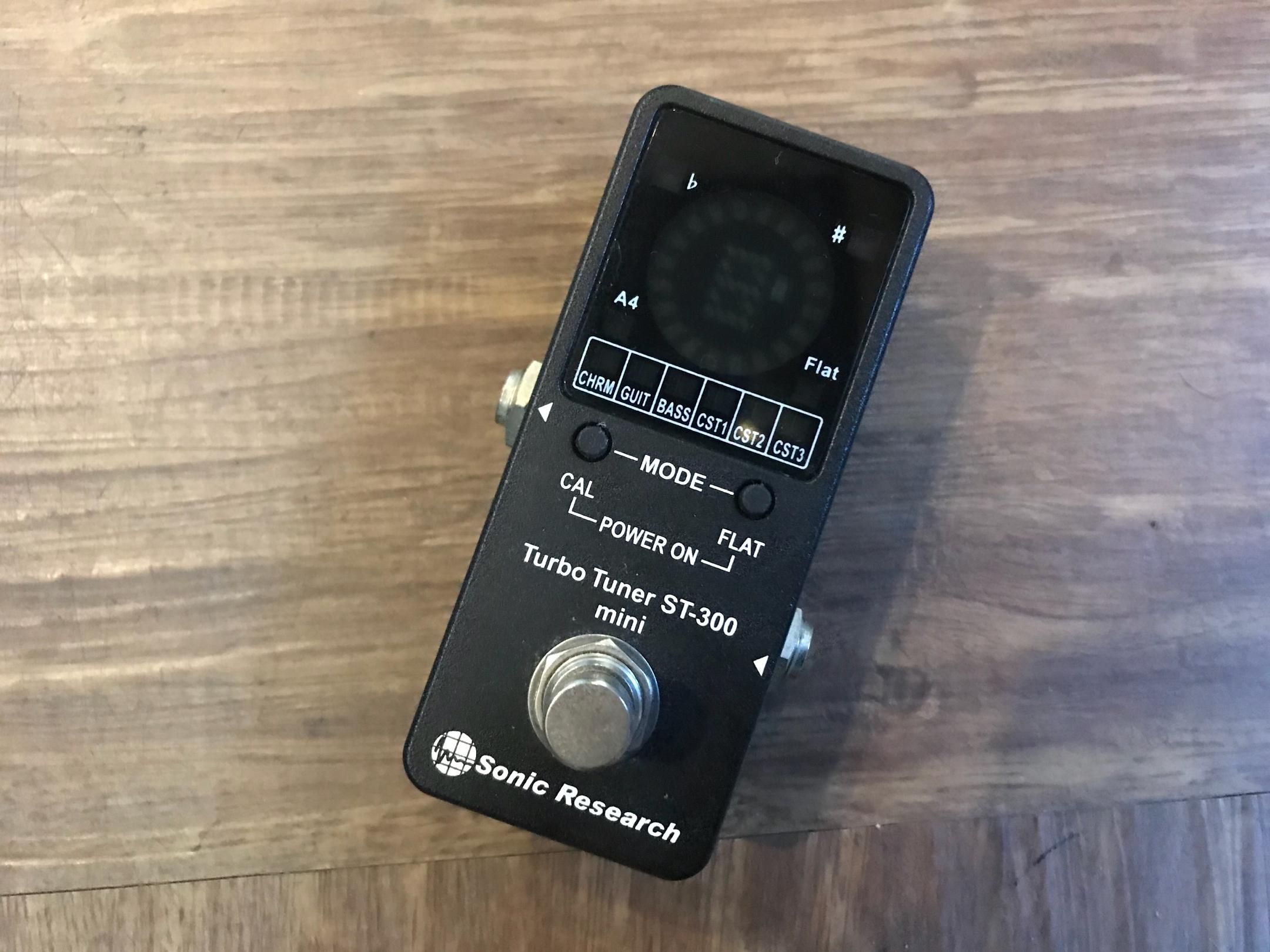SONIC RESEARCH ST-300 MINI 精度と反応の良さではNO1のミニペダル 