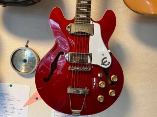 美品epiphone 黒っぽく casino coupe エピフォン カジノ クーペ