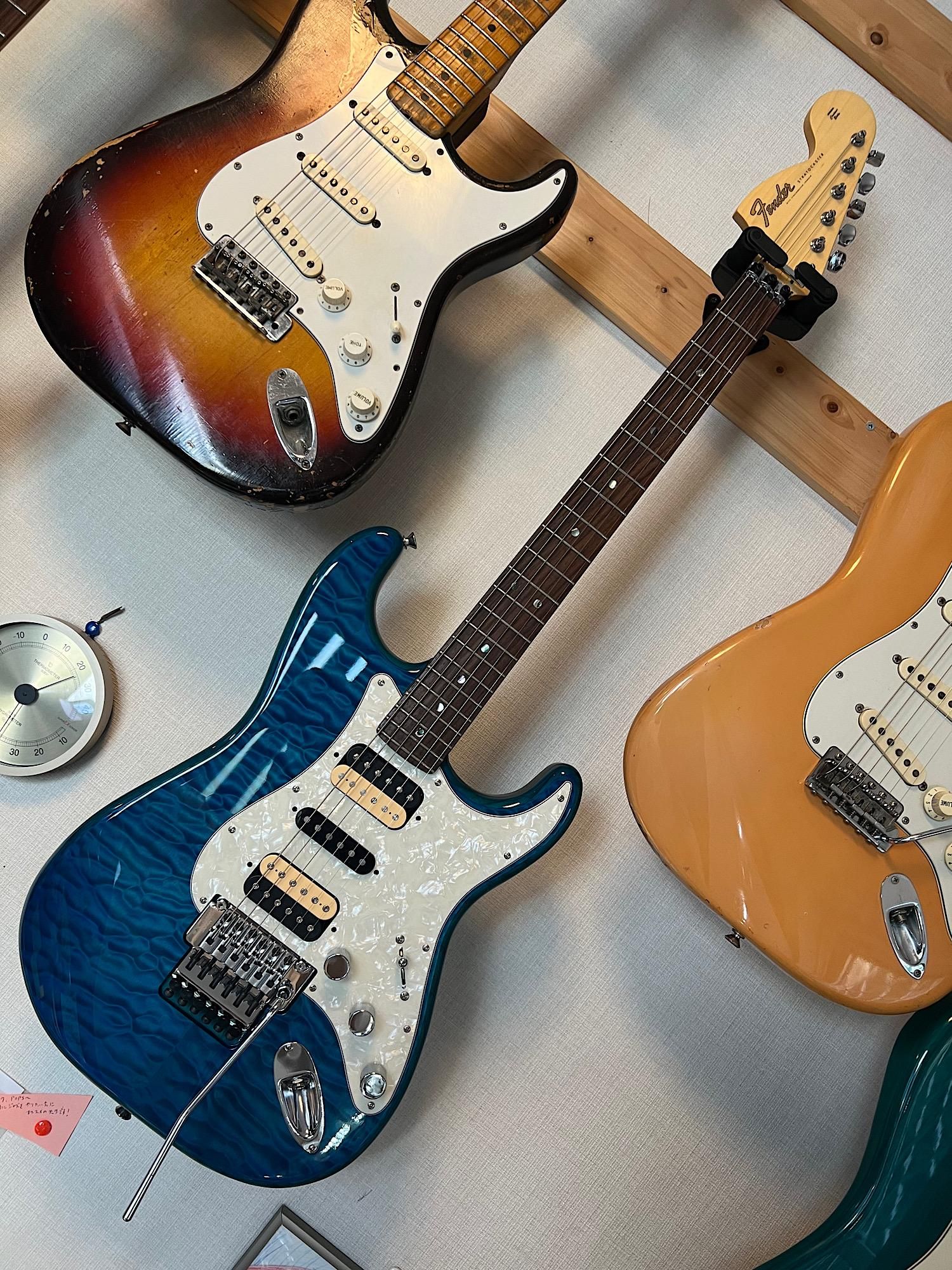 FENDER J MICHIYA HARUHATA STRATOCASTER C-BLUE TUBE春畑道哉さんの