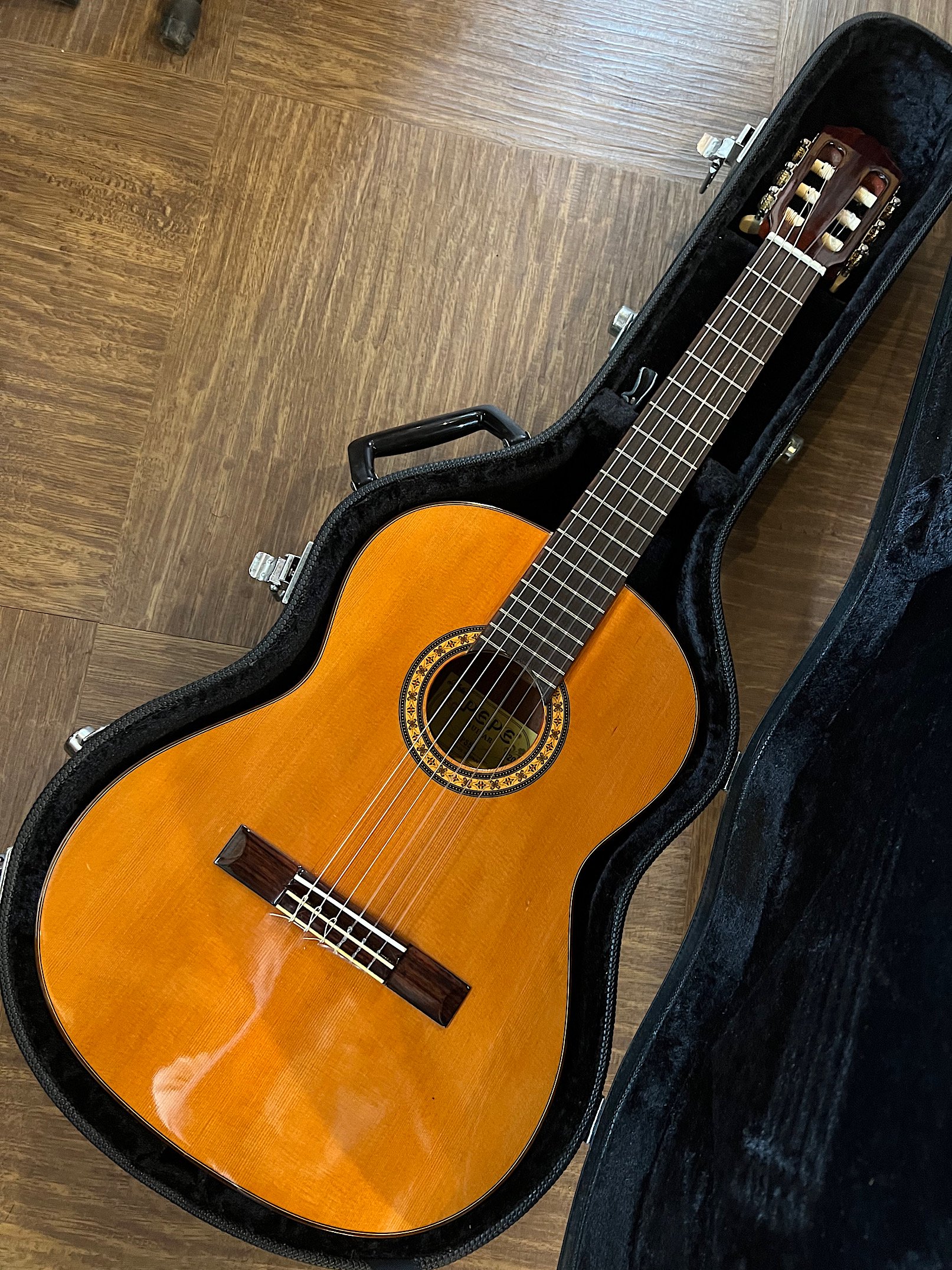 ト送料込 ARIA ミニクラシックギター PEPE PS-53 弦長：530mm ケース付