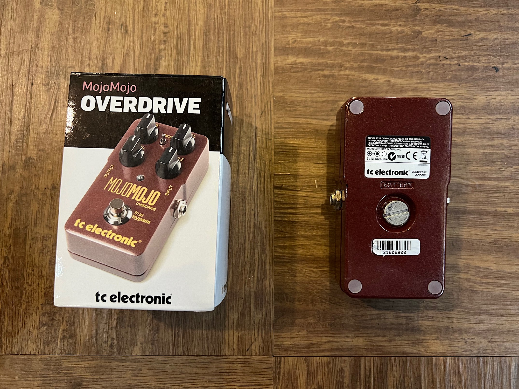 TC ELECTRONIC MOJOMOJO OVERDRIVE TCでは珍しいアナログ回路の