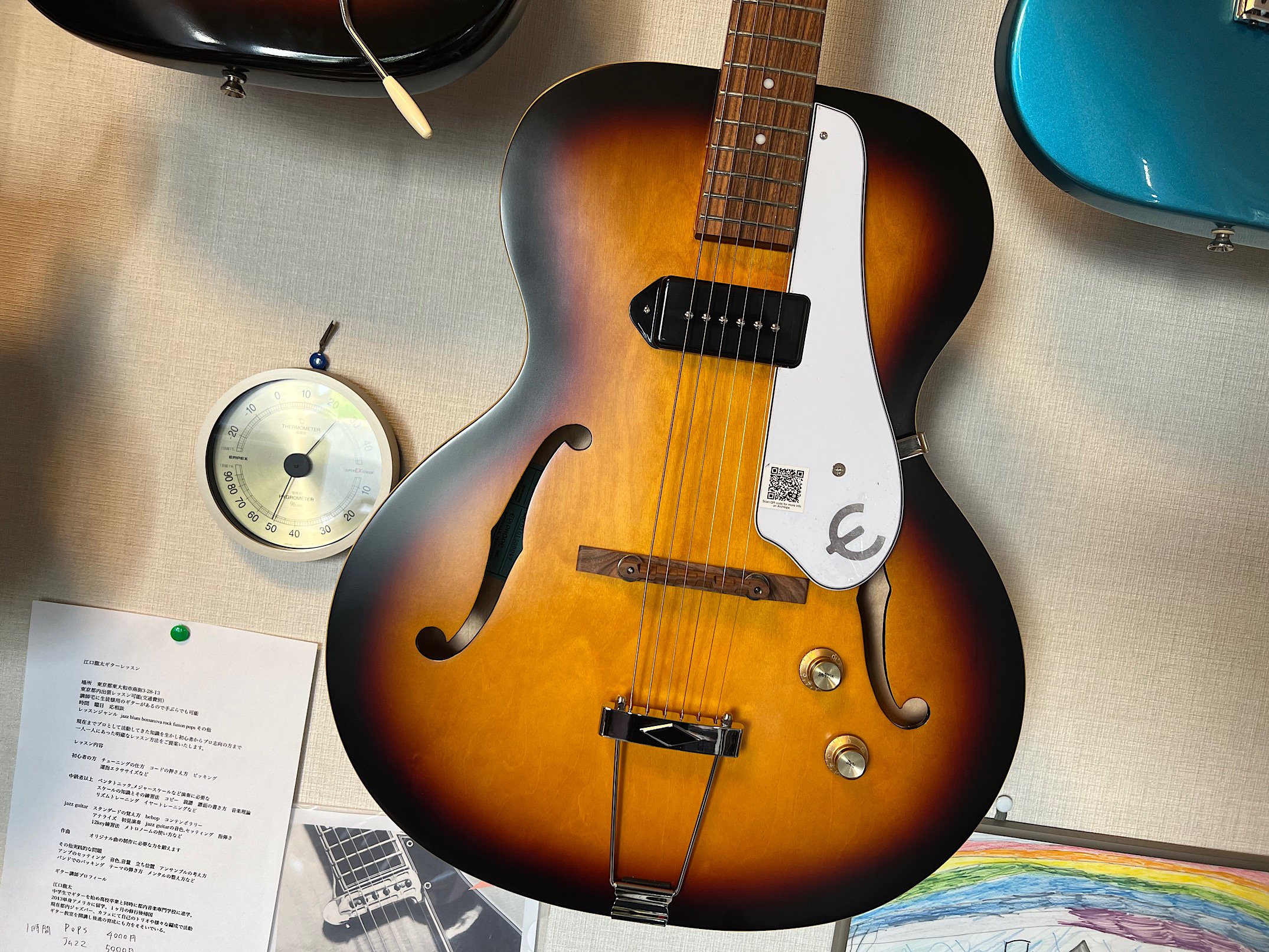 EPIPHONE 1966 CENTURY エピフォンセンチュリーの６６年リイシューです！状態も良好です。 - ギター買取 東京 -  ギターのじゃべらぼう