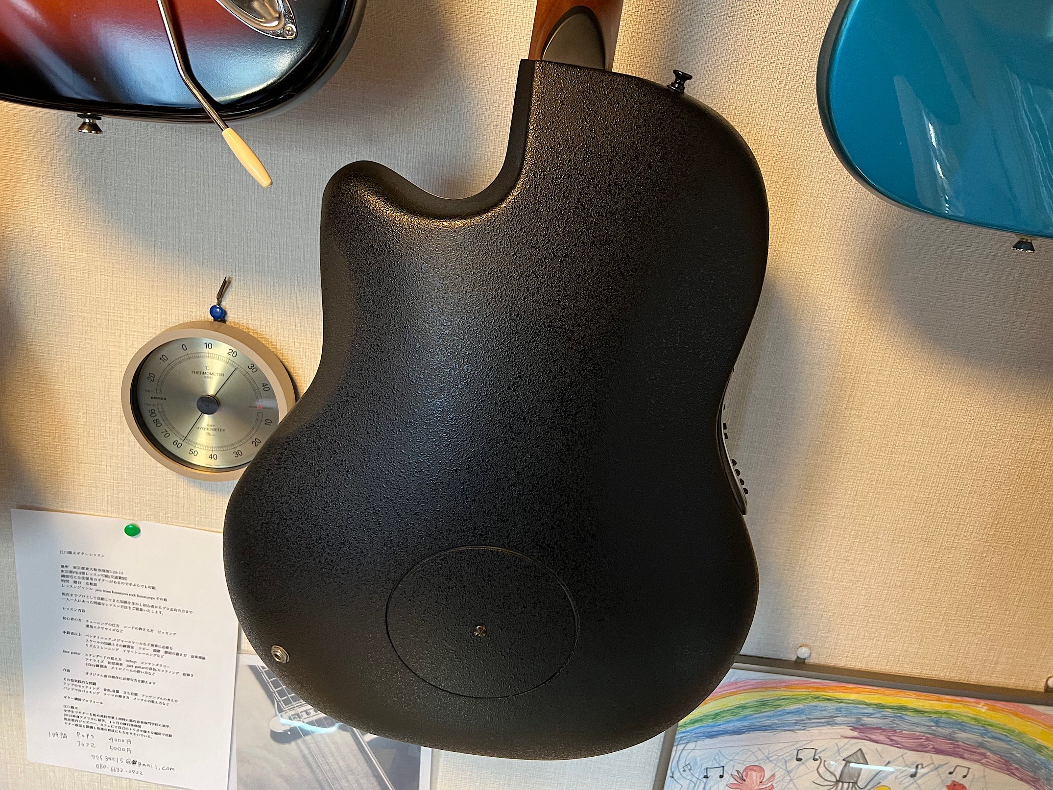 OVATION CP257 きれいなシースルーブルーカラーの韓国製オベーション！状態も良好です。 - ギター買取 東京 - ギターのじゃべらぼう