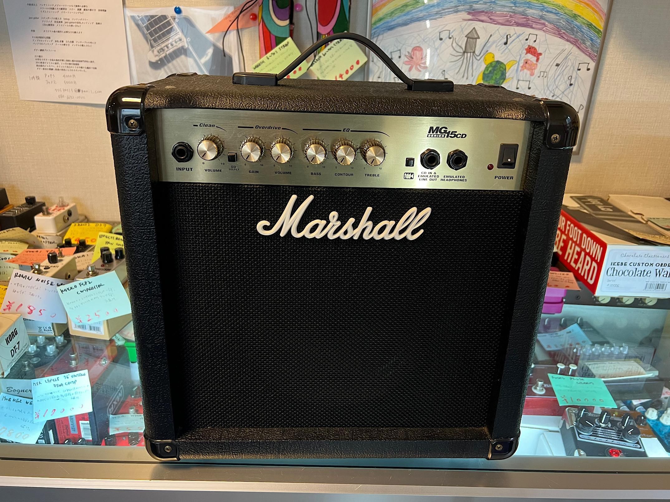 MARSHALL MG15CD マーシャルの2CH仕様の定番小型ギター