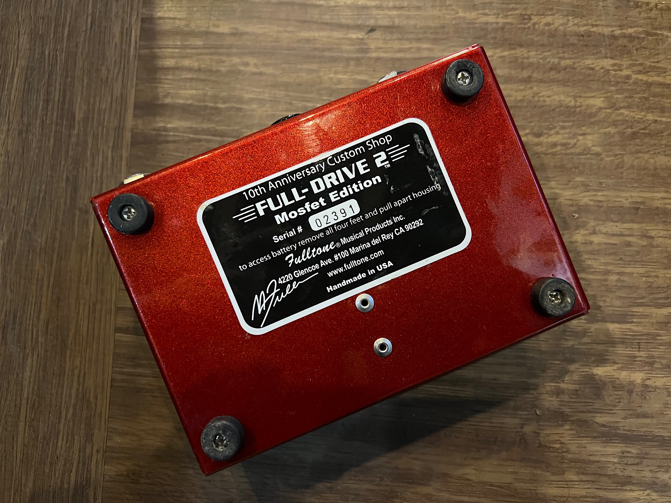 FULLTONE C/S FULL DRIVE2 MOSFET 10TH ANNIVERSARY MOSFETスイッチが