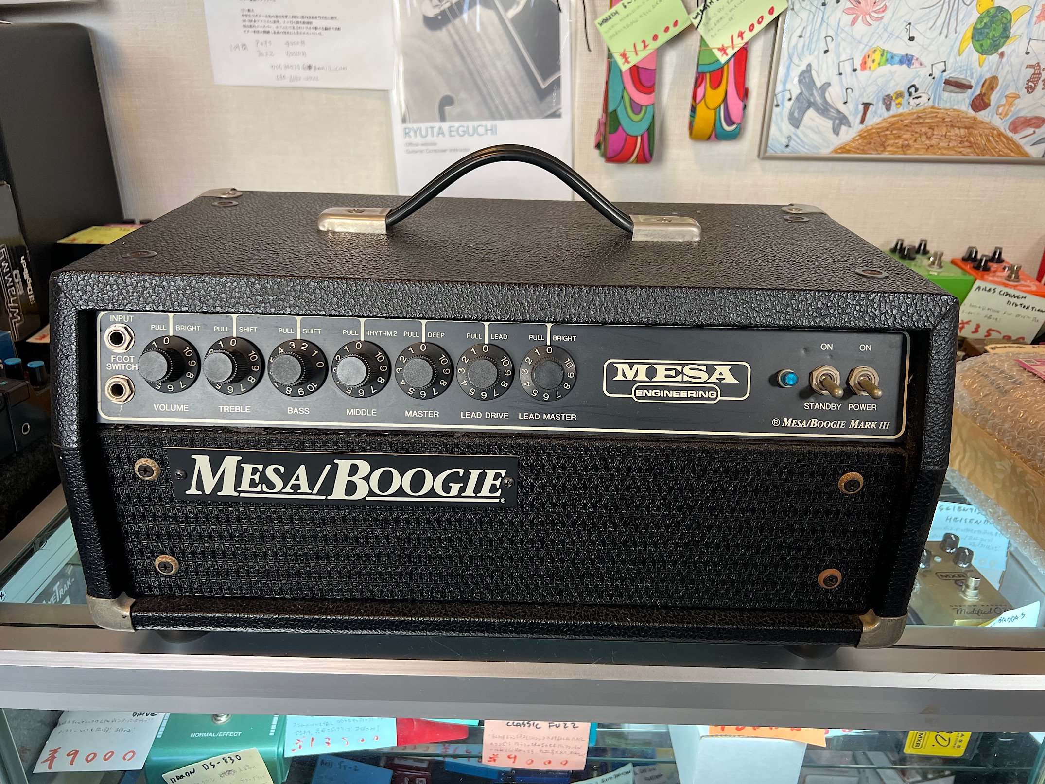 MESA BOOGIE MARKIII 60W、スプリングリバーブオプション、グライコ無しのシンプルで実用的なマークIIIヘッド！チューブ交換含むメンテ済みです。  - ギター買取 東京 - ギターのじゃべらぼう