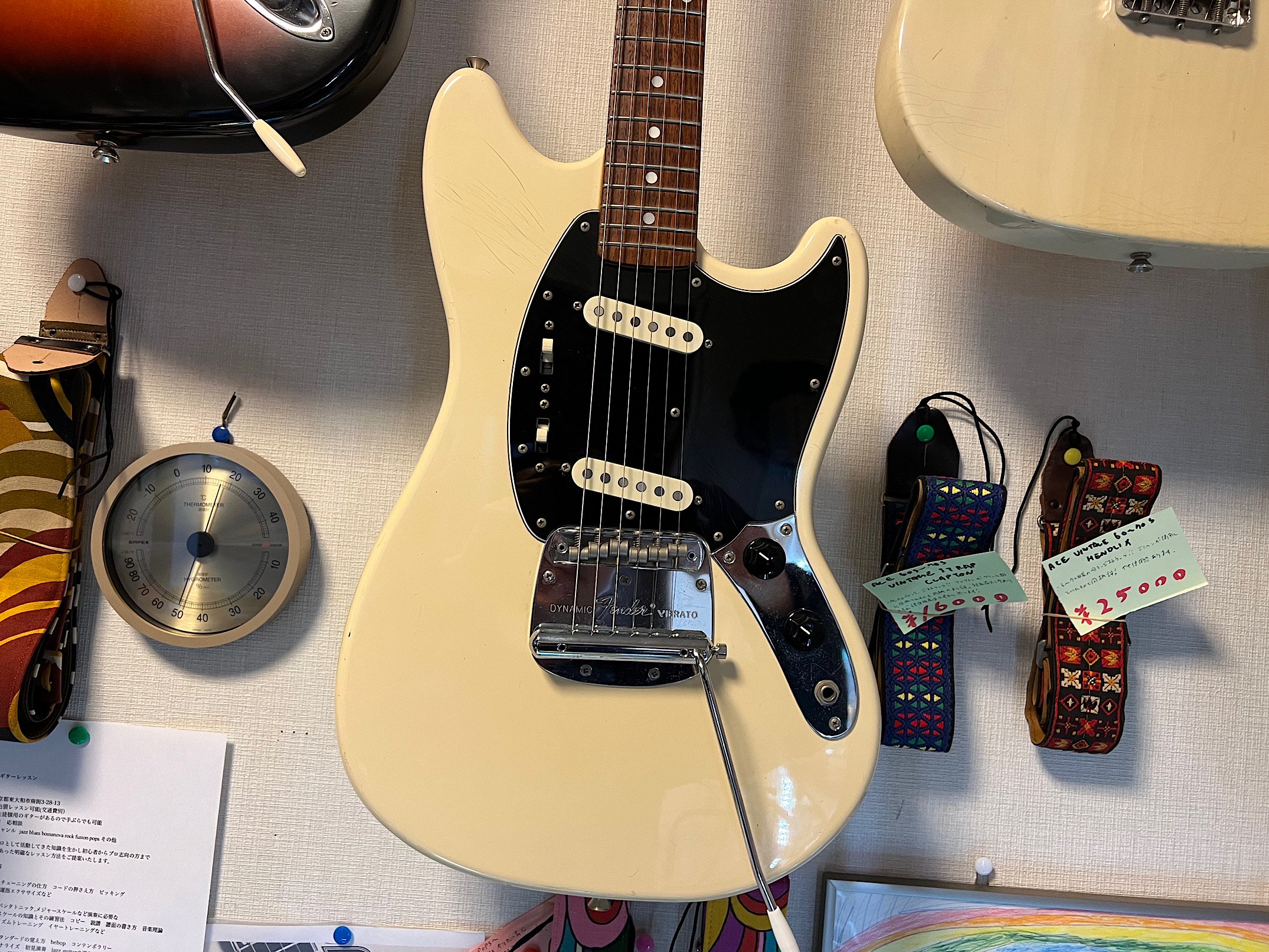 FENDER J MG66-65 フェンジャパの66ムスタングです！PUをST用に交換