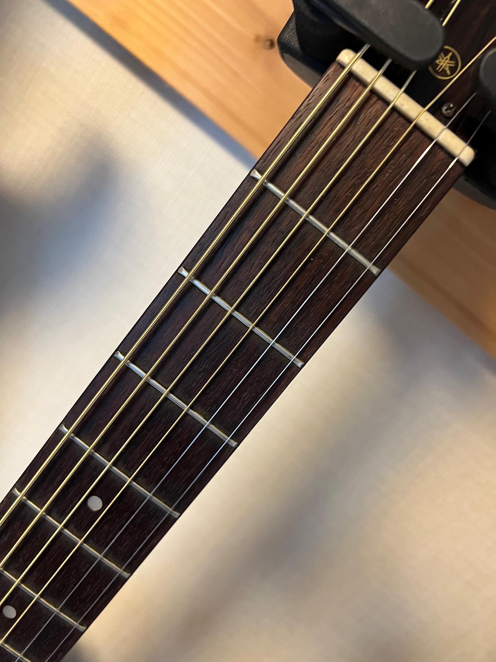 YAMAHA FG-151B 70年代オレンジラベル期のFG！サイドに木部