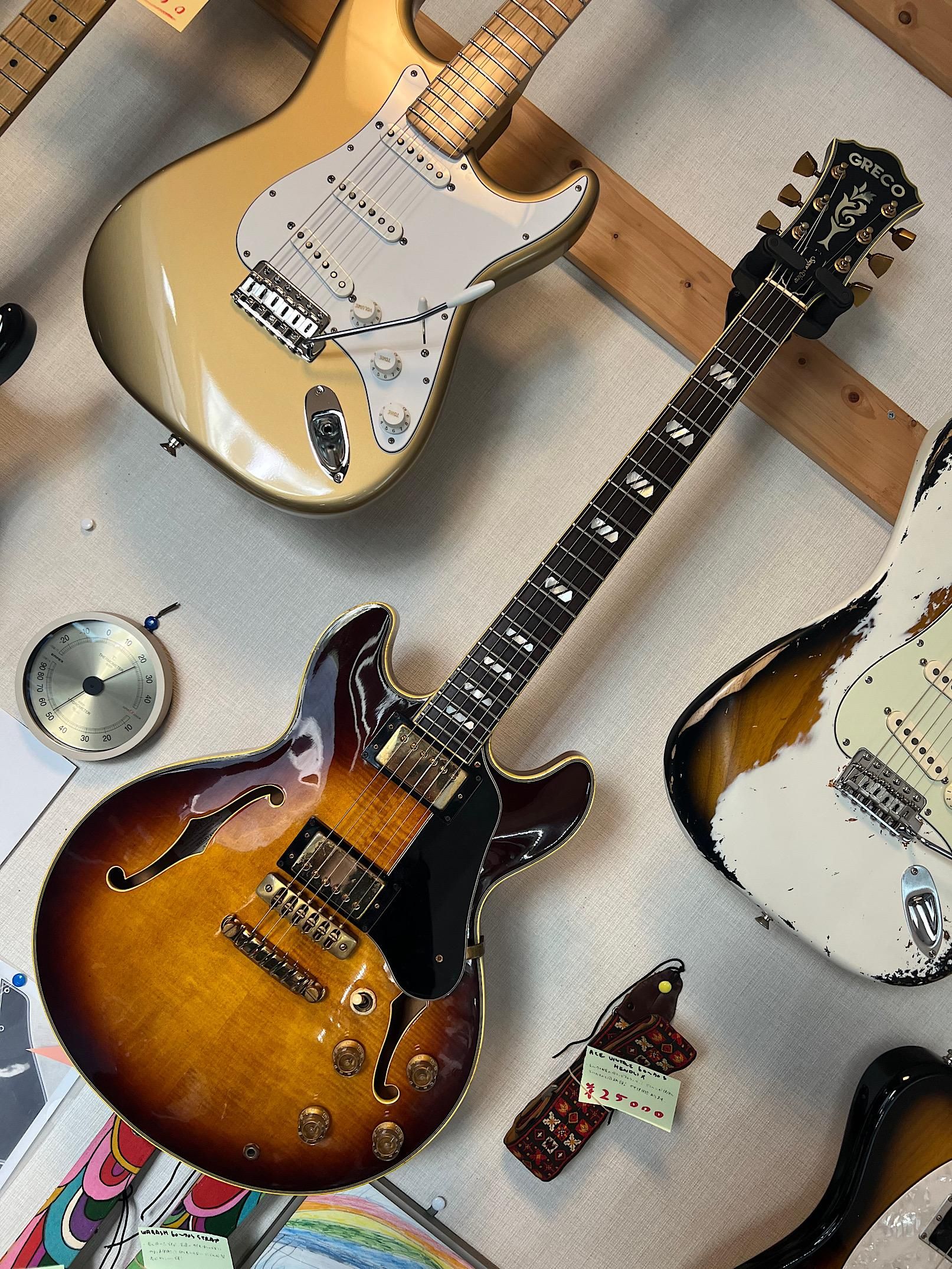 グレコ ヴィンテージ ギター SV-800 セミアコ ワイン 1979年製/動画