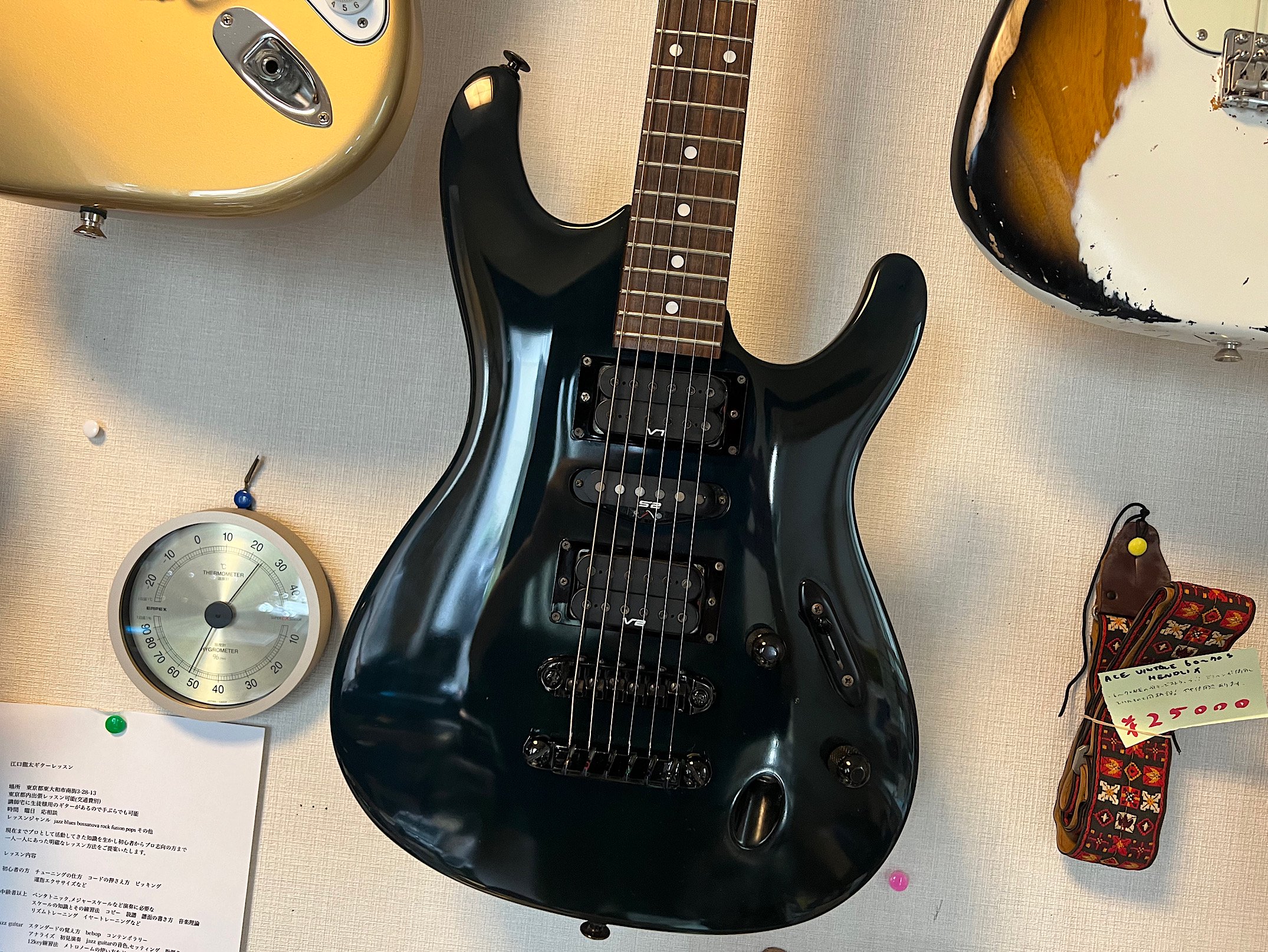 IBANEZ SF470 ９３年フジゲン製、極薄ボディが特徴のSシリーズのフィクスドブリッジモデルです！ - ギター買取 東京 - ギターのじゃべらぼう