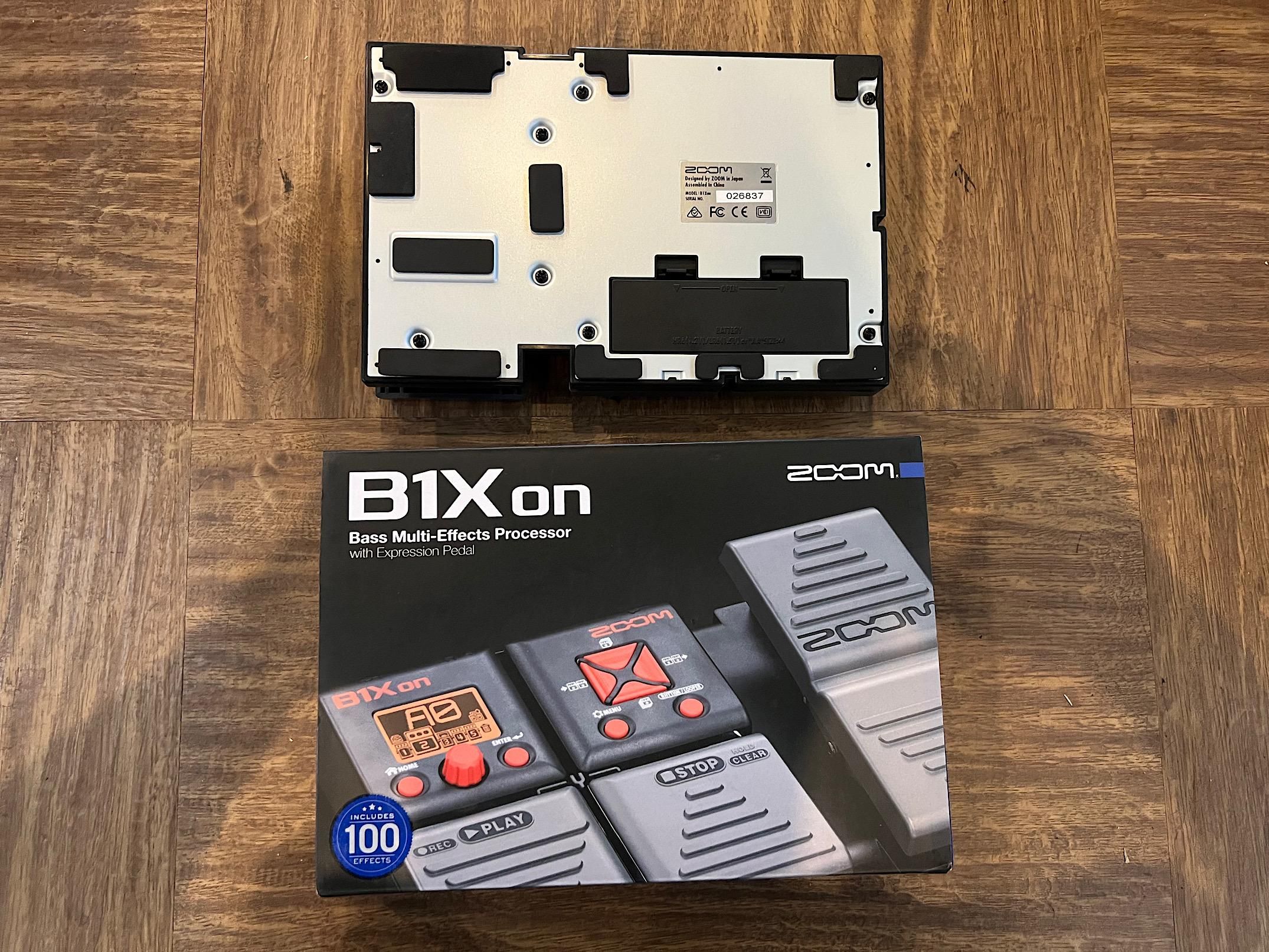 ZOOM B1Xon ZOOMのベース用／オールインワンタイプのマルチ！使用感少ない良好品です。 - ギター買取 東京 - ギターのじゃべらぼう