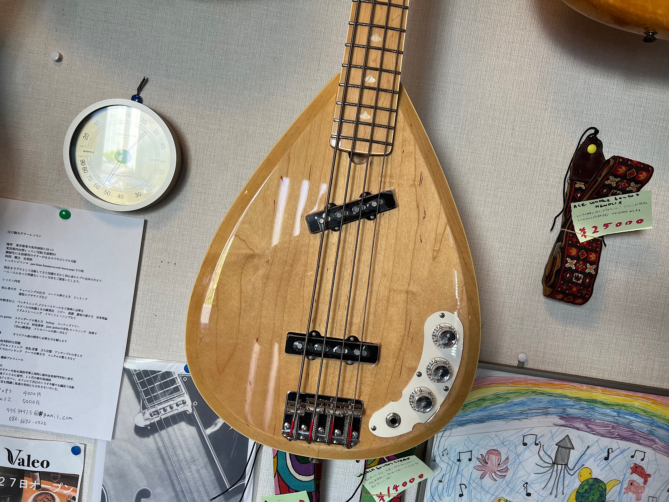 FERNANDES YB-75 希少な矢沢永吉モデル、通称びわベース！比較的近年の製造、使用感わずかの良好品です！ - ギター買取 東京 -  ギターのじゃべらぼう