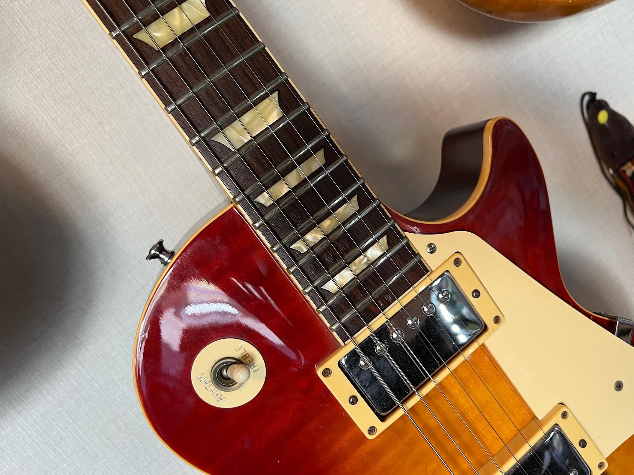 TOKAI LS-60 LES PAUL REBORN 79年製、トップにフレイムが出た