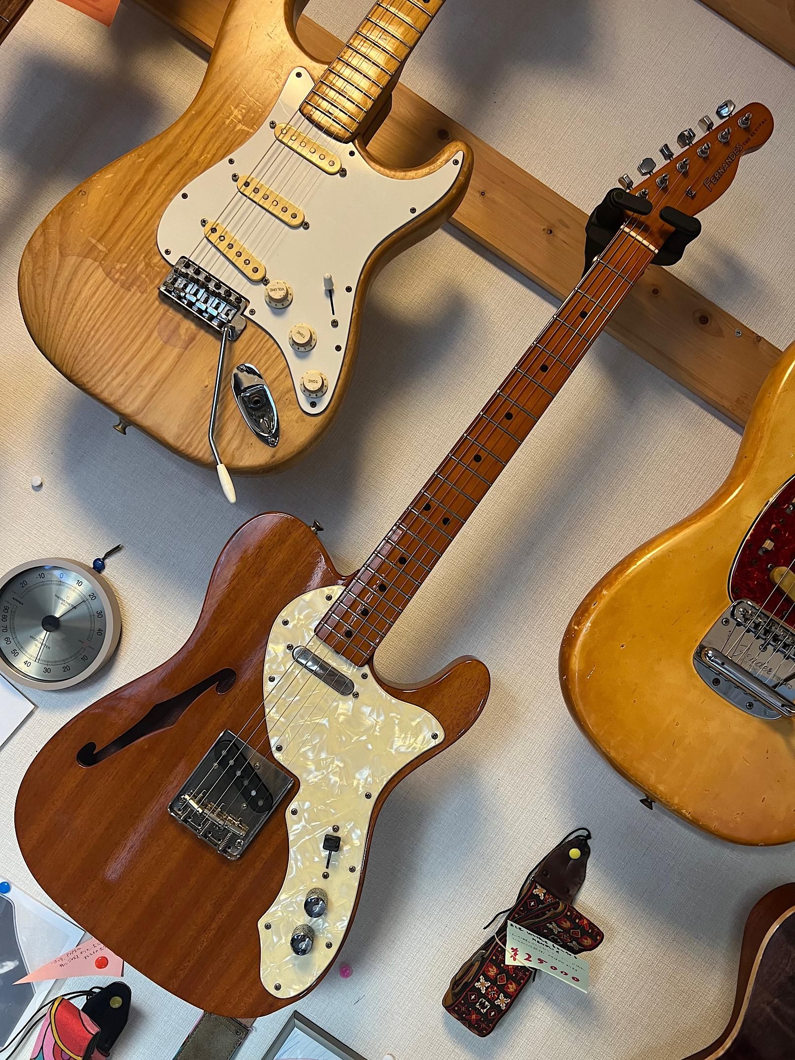 FERNANDES TS-55 レアな80sリバイバルシリーズのマホガニーシン